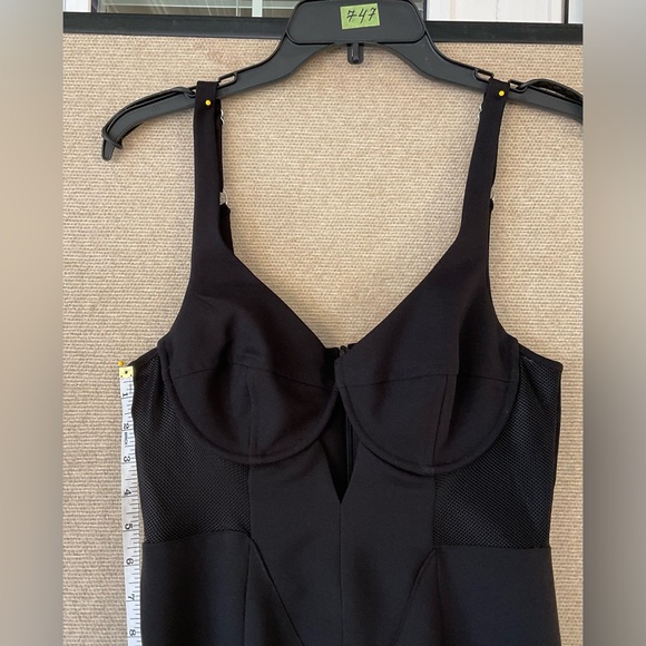 🌷NESTY GAL MESH INSERT TAILORED BANDEAU JUMPSUIT - Picture 6 of 13